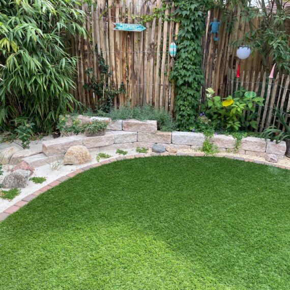 Gartenglück Lüdinghausen_Gartenprojekte_Kunstrasen 05